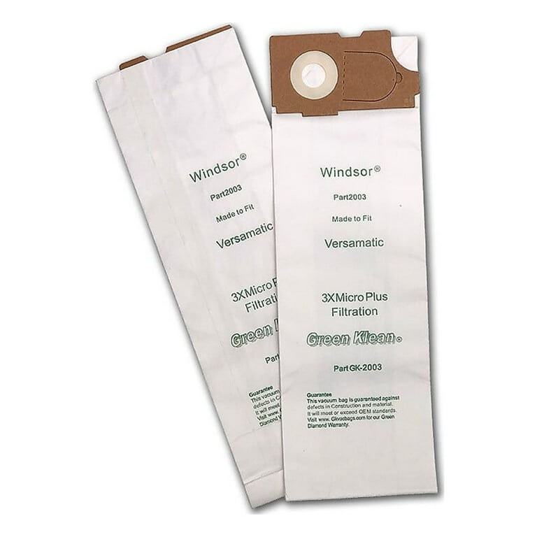 Replacement Vacuum Bags, Fits AllStar Javelin/Triple S Prosense II/Windsor Versamatic, 10/Pack Replacement Vacuum Bags, Fits AllStar Javelin/Triple S Prosense II/Windsor Versamatic, 10/Pack