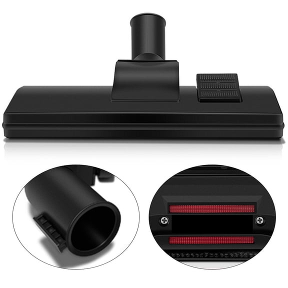 Replacement Vacuum Cleaner Brush Head with Flexible Hose Neck and Rollers