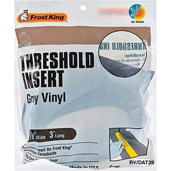 Thermwell Replacement Vinyl Threshold Insert - Adjustable - 36 In, Multicolor