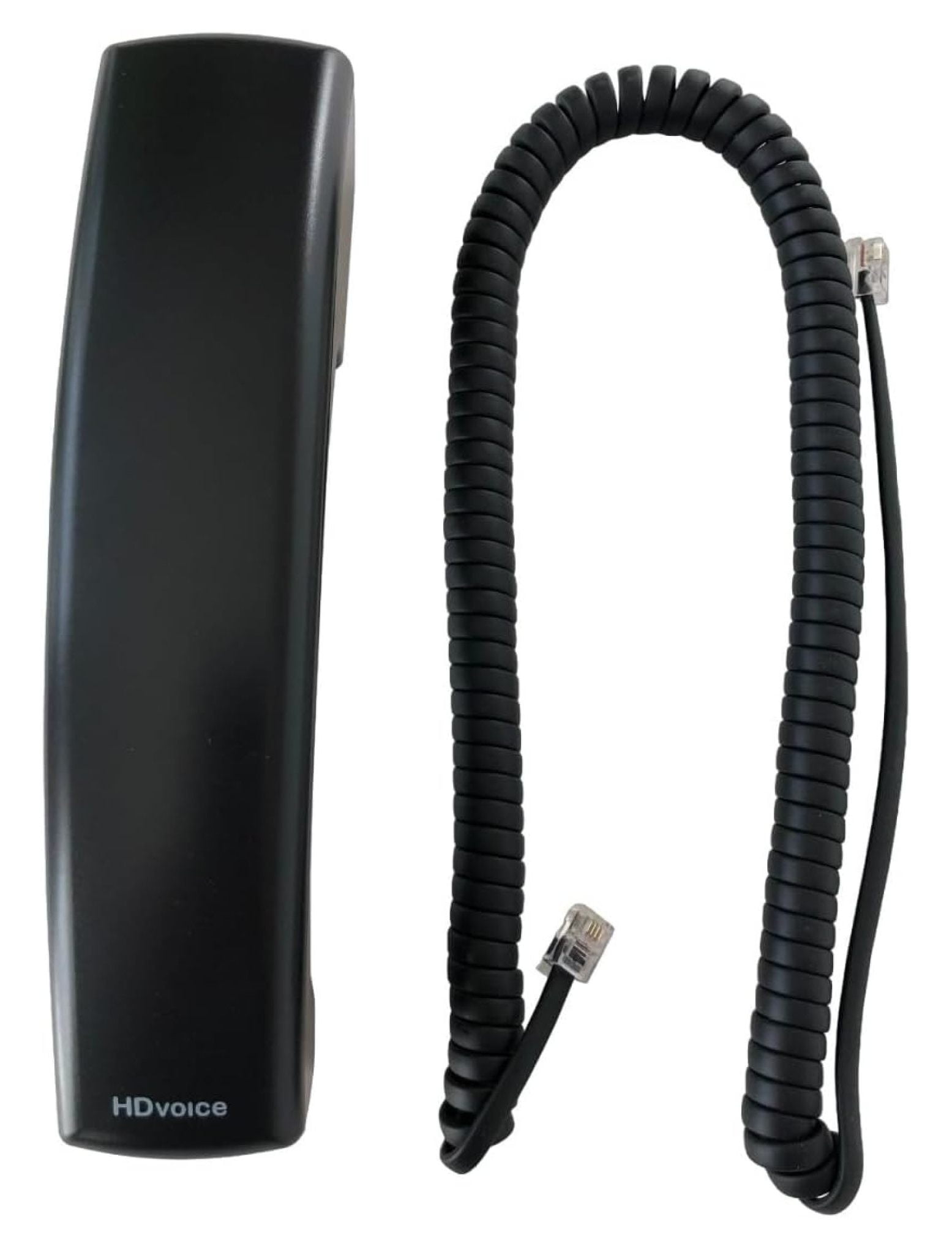 Replacement Voice Handset with Curly Cord for Polycom VVX Series IP Phones 300 301 310 311 400 401 410 411 500 600 601 1500 Black Please See Full Description Below Walmart