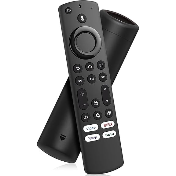 Replacement Voice Remote Control for All Fire-Series, TV Cube(1st/2nd/3rd Gen)/Stick, Fit for Stick 4K Max/4K (1st/2nd Gen), Stick (2nd/3rd Gen)/Lite/HD, for All TCL-Insignia-Toshiba-Pioneer Series