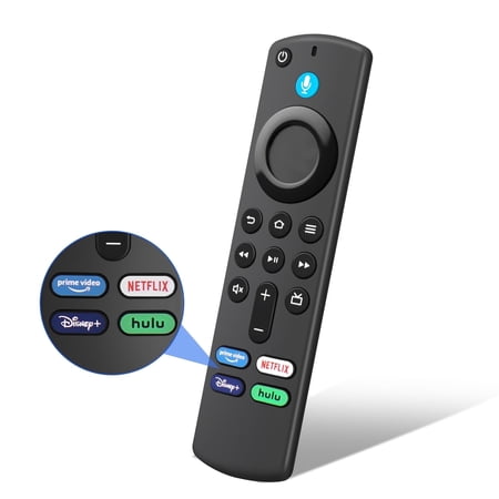Replacement Voice Remote Control L5B83G Fit for Stick (2nd Gen, 3rd Gen, Lite, 4K), Fit for TV Stick Lite/TV Stick/TV Cube