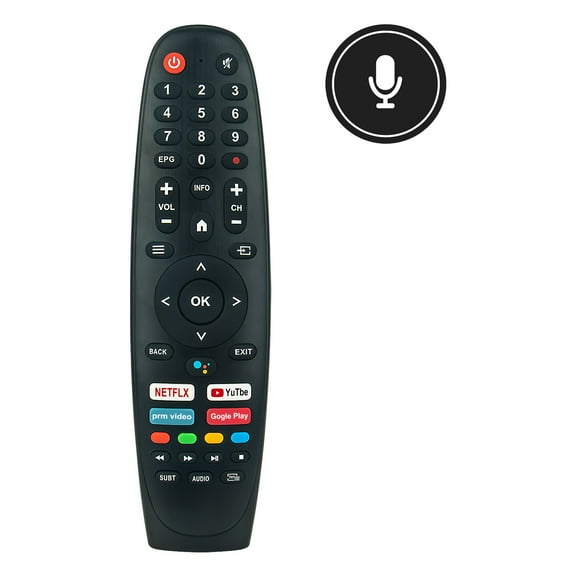 Replacement Voice Remote Control fit for Caixun Android TV EC32V2HA EC40V2FA