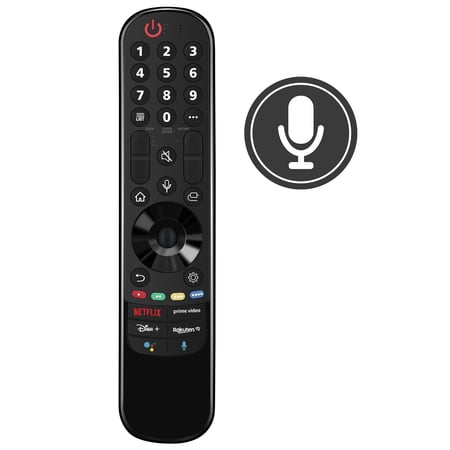 Replacement Voice Remote MR21GA Fit for LG OLED TV OLED48A1AUA OLED48A1PUA OLED48C1AUB OLED48C1PUB OLED55A1AUA OLED55A1PUA OLED55B1PUA OLED55C1AUB OLED55C1PUA OLED55C1PUB