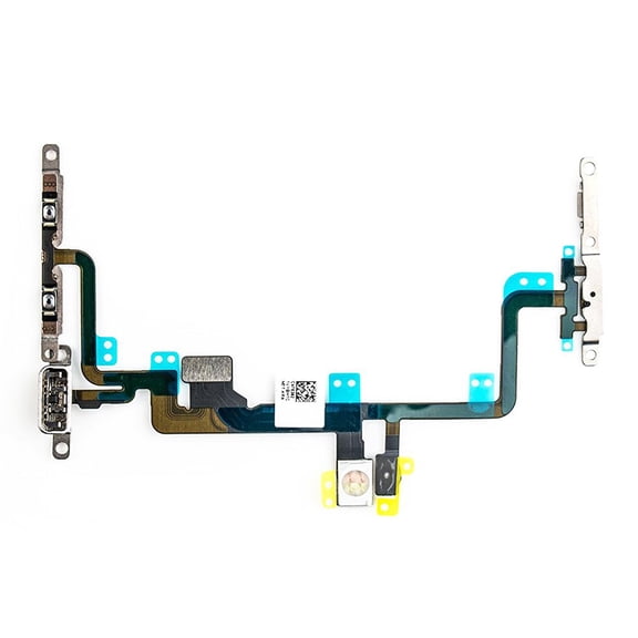 Replacement Volume And Power Flex Cable With Metal Bracket For Apple iPhone 7+ Plus 5.5 (Aftermarket Quality)
