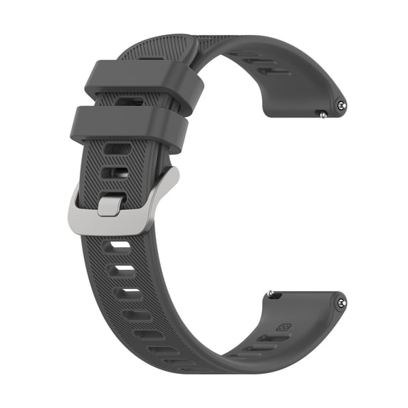 Replacement Watch Bands for Forerunner 158 55 Waterproof Soft Strap - Comfortable, Adjustable, Secure Fit for Daily Wear Dark Gray