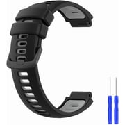 Replacement Watch Strap For Garmin Approach S20/Approach S5/S6 Black Gray