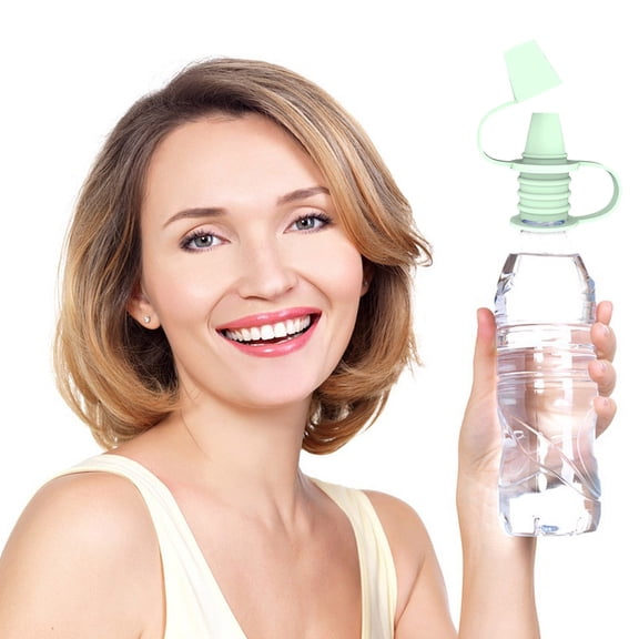 Replacement Water Bottle Cap - Leak Proof SpiProof Suction Nozzle Lid for Standard Bottles