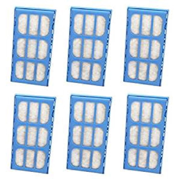 Replacement Water Filter Cartridges for Cat Mate & Dog Mate Fountains, Pack of 6