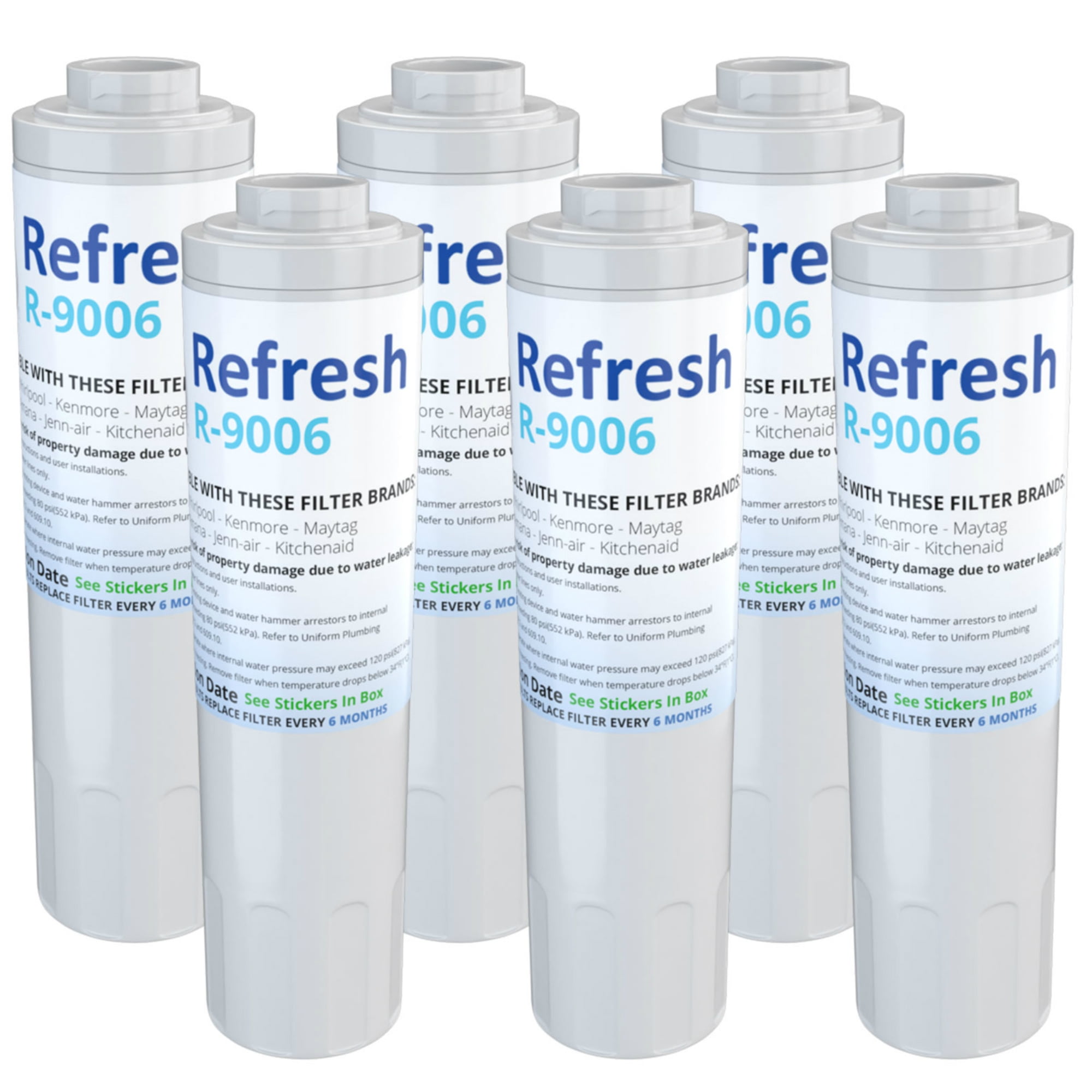 Replacement Water Filter For KitchenAid KFCS22EVBL Refrigerator Water Filter  by Aqua Fresh (3 Pack) - Bed Bath & Beyond - 21362086