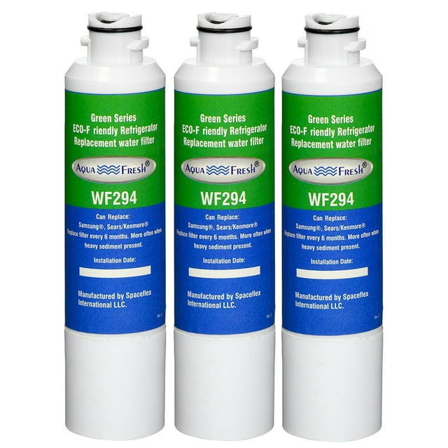 Replacement Water Filter For Samsung RF261BEAESG by Aqua Fresh (3 pack)
