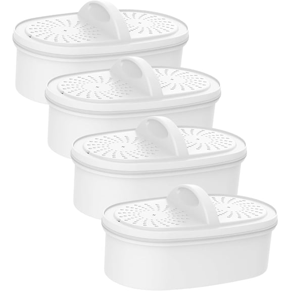 Replacement for All Waterdrop Pitcher and Dispenser Filtration Systems, Fits Waterdrop WD-PF-01A Plus, Reduces PFAS, PFOA/PFOS, Chlorine, Last Up to 200 Gallons (Pack of 4), AQUA CREST