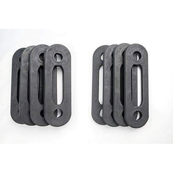 Replacement Weight Band Set- 4 Pairs: (4) 25lb Bands & (4) 5lb Bands - Designed for the Soloflex machine