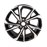 Black Wheel 18"x 8" Alloy 10 Spoke With Machined Face For Honda 2017 2018 2019 2020 2021 Civic 560-64108A