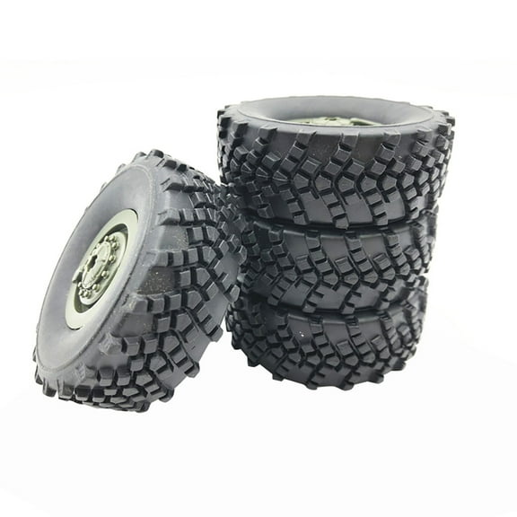 Replacement Wheels for WPL B36 1/16 RC Car - 4PCS Full Set Spare Parts (Fits 1:16 Scale) AS Show