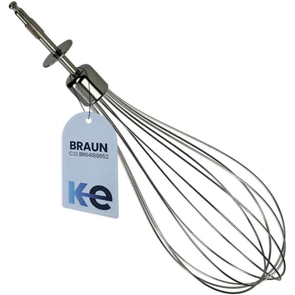 Replacement Whisk Attachment 64189652, Compatible with Handheld Mixer | Stainless Steel Whisk, Compatible with and Model.