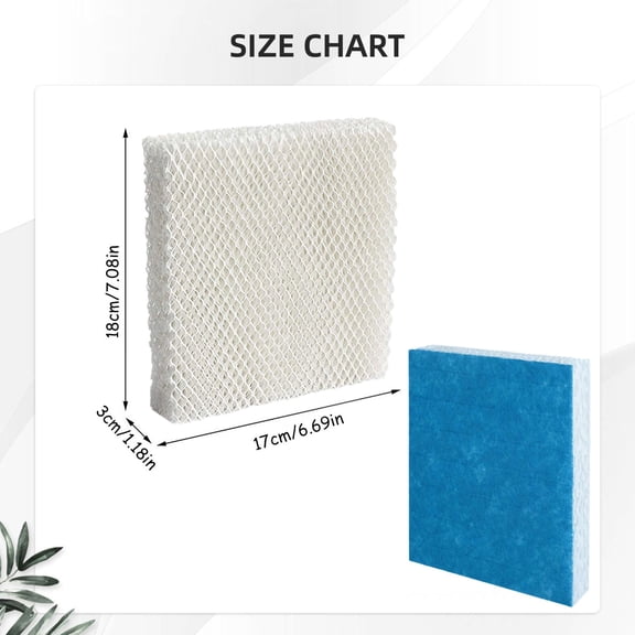 Replacement Wick Filter for Hev615 Hev620 Humidifiers – Multi-Layer Honeycomb Absorbent Core, Compatible with Hft600 Series, Helps Maintain Consistent Humidity Hearthweave