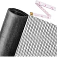 thumbnail image 1 of Replacement Window Screens, 59X106 Inch Durable Window Screen Mesh for Patio Porch Door Windows, DIY Adjustable Fiberglass Screen Repair Kit Sliding Net Roll Pet, Black by, 1 of 7