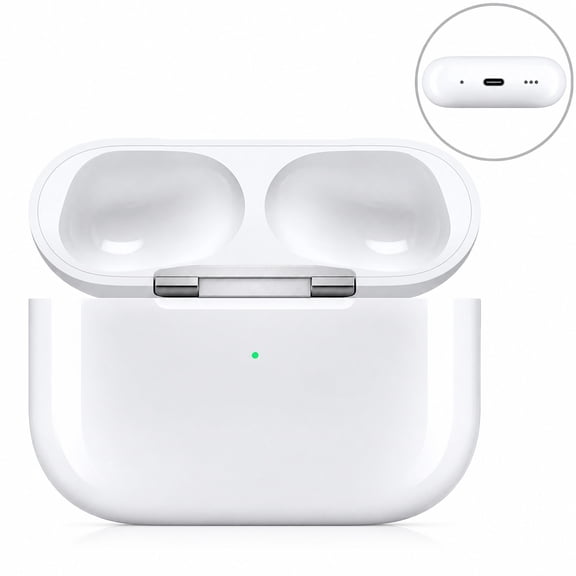 Replacement Wireless Charging Case Compatible for AirPods Pro 3rd (A3063, A3064, A3065), AirPod Pro 3 Gen USB-C Charger Box (No Earbuds)
