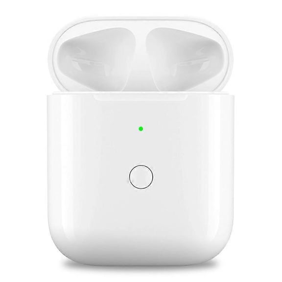 Replacement Wireless Charging Case Compatible with AirPods 1st Gen & AirPods 2nd Gen, Charger Battery Box for AirPod 1 2 (Earbuds No Included)