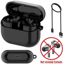 Replacement Wireless Charging Case for Samsung Galaxy Buds 3 Pro SM-R630, Bud 3 Pro Charger Box w/ Cable, Built-in 590mAh Lithium-ion Battery (USB C)