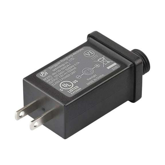 Replacement Yard Inflatable Adapter,12V 1A , Low Voltage Transformer US Plug for Halloween/Thanksgiving/Christmas Inflatables-1pc