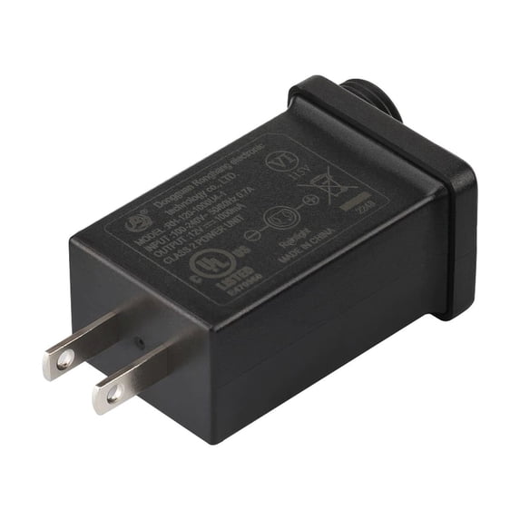 Replacement Yard Inflatable Adapter Power Supply Adaptor 12Vdc 1.0A Class 2 Power Supply for Halloween Christmas Inflatable Decorations