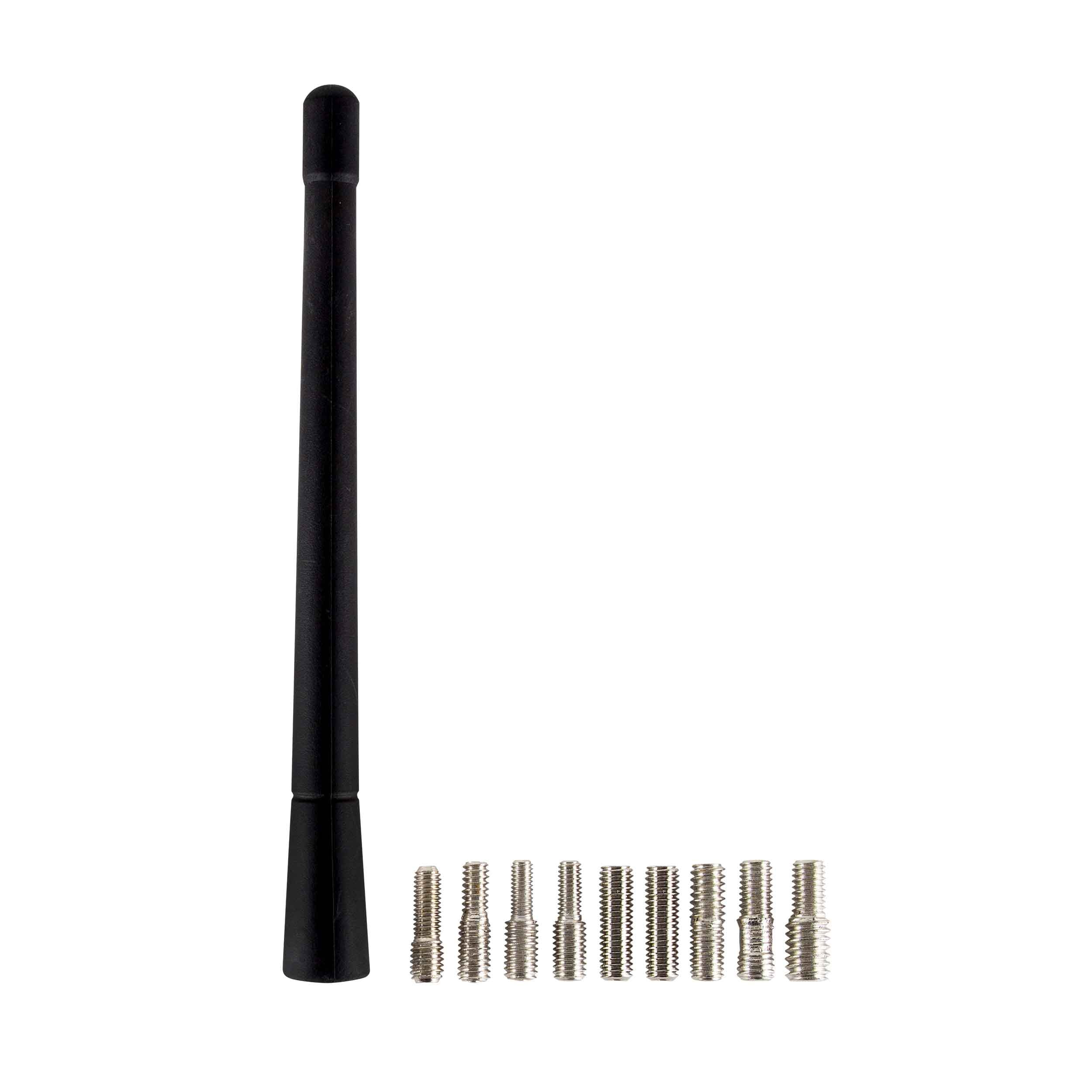 Universal Replacement Antenna Mast with 12 Adapters