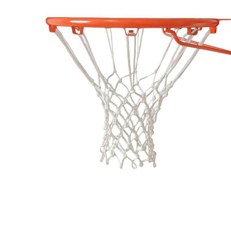 Replacement basketball net, thickened and durable, suitable for standard indoor and outdoor basketball hoops, all-weather whiplash protection - 12 rings
