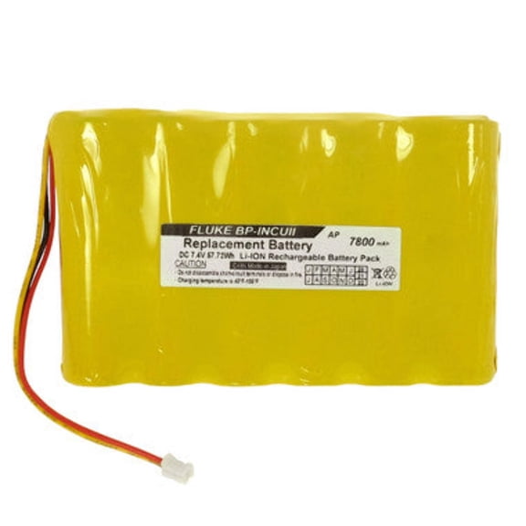 Replacement battery Fluke Biomedical INCU II Incubator & Radiant Warmer Analyzer
