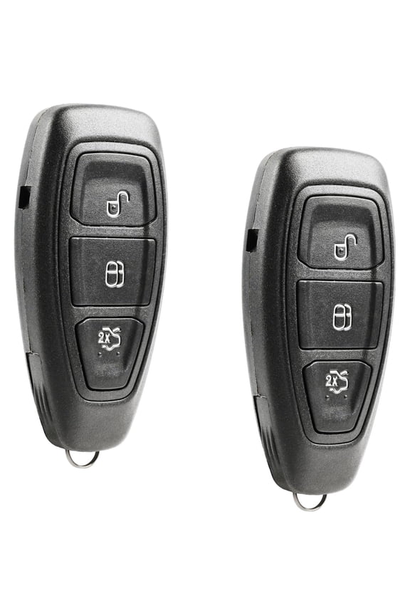 Replacement for 2011-2017 Ford C-Max Fiesta Focus 3-Button Keyless Entry Remote Key Fob KR55WK48801 (Set of 2)