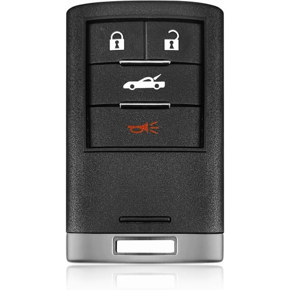 Replacement for 2012 2013 2014 2015 Cadillac CTS DTS STS Chevrolet Corvette Key Fob Remote Control M3N5WY7777A 4 Buttons 315MHz