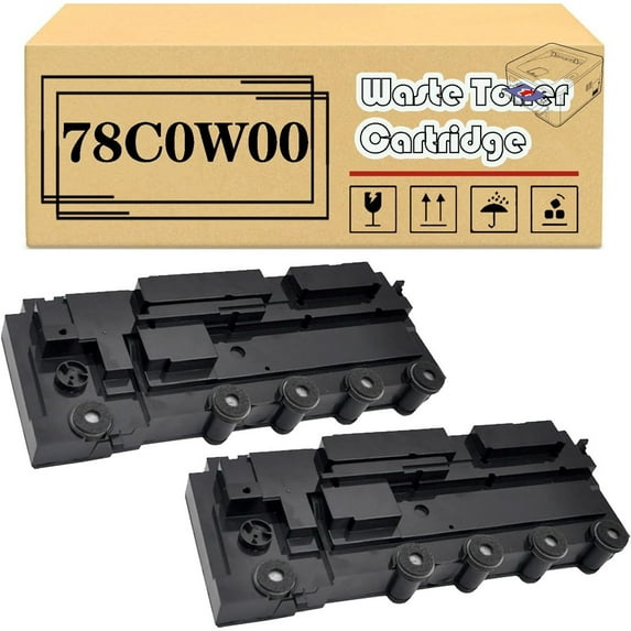 Replacement for 78C0W00 Waste Toner Bottle Compatible for Lexmark CS321 CS421dn CS514 CX421 CX522 CX622 Printers, High Yield 25,000 Pages