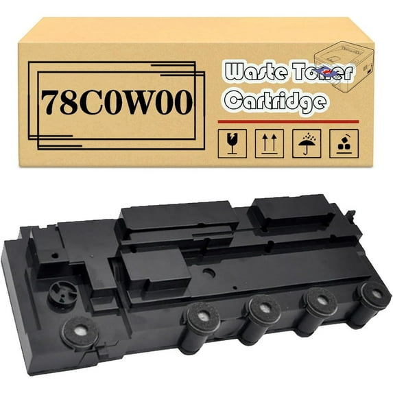 Replacement for 78C0W00 Waste Toner Bottle Compatible for Lexmark CS321 CS421dn CS514 CX421 CX522 CX622 Printers, High Yield 25,000 Pages