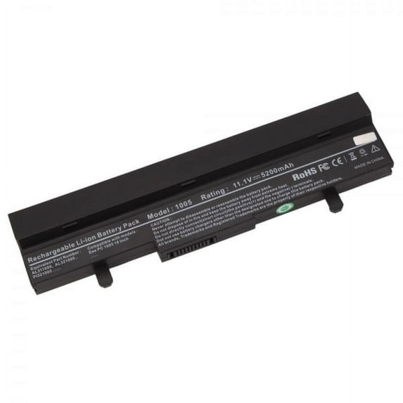 Replacement for ASUS Eee PC 1101HGO 4400mAh 48Wh 6 Cell Li-ion 10.8V Black Laptop/Notebook Compatible Battery