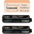 thumbnail image 1 of Replacement for CS331DW Toner Cartridges Compatible for Lexmark CS331dw CS431dw CX331adwe CX431adw Printers, High Yield 1,500 Pages,Black*2, 1 of 7
