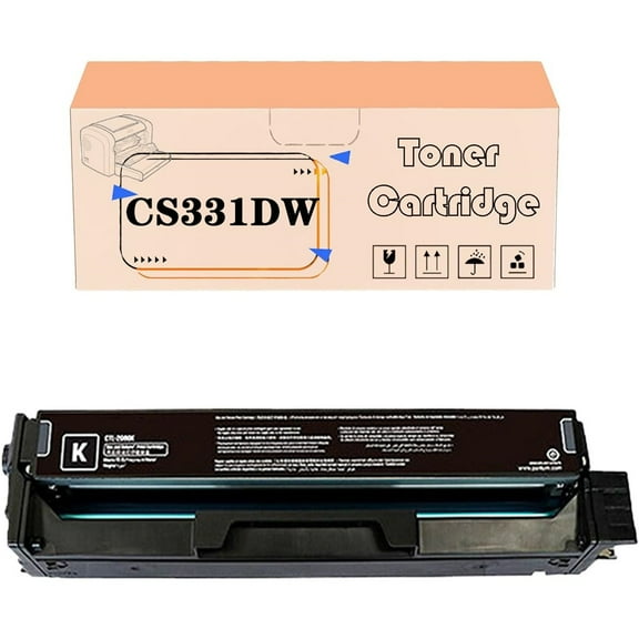 Replacement for CS331DW Toner Cartridges Compatible for Lexmark CS331dw CS431dw CX331adwe CX431adw Printers, High Yield 1,500 Pages,Black*1