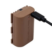 Replacement for Canon Blackmagic Design Pocket Cinema Camera 6K Battery 2400mAh with USB-C Fast Charging