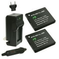 thumbnail image 1 of Replacement for Canon CB-2LD Battery (2-Pack, 900mAh) and Charger with Car Adapter, 1 of 3