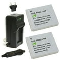 thumbnail image 1 of Replacement for Canon CB-2LY Battery (2-Pack, 1300mAh) and Charger, 1 of 3