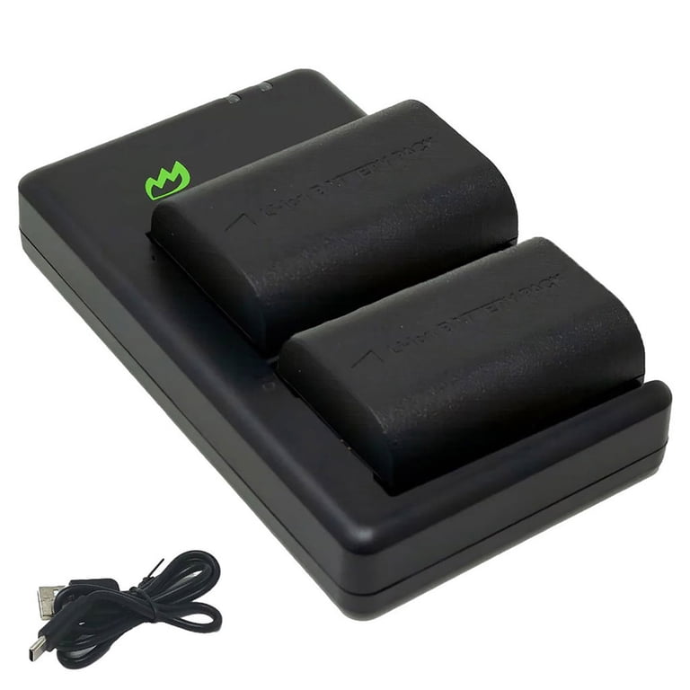Canon EOS 5D Mark II レンズ2本 バッテリー3個充電器セット Replacement for Canon EOS 5D Mark II Battery (2-Pack, 2600mAh) and