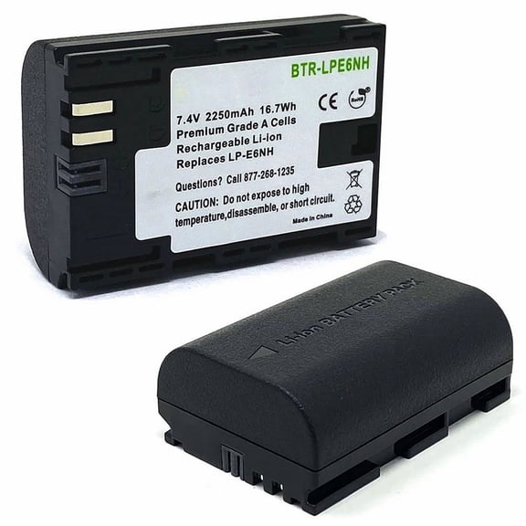 Replacement for Canon EOS 5D Mark IV Battery (2-Pack, 2250mAh)