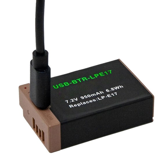 Replacement for Canon EOS R10 Battery (950mAh) with USB-C Fast Charging