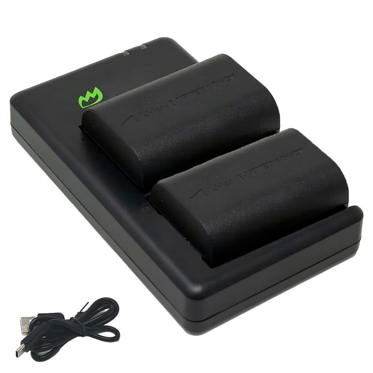 Replacement for Canon EOS R6 Mark II Battery (2-Pack, 2400mAh) and