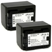 Replacement for Canon HF R400 Battery 2-Pack, 2600mAh