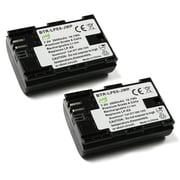 Replacement for Canon LP-E6N Battery 2-Pack, 2600mAh