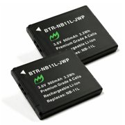 Replacement for Canon NB-11LH Battery 2-Pack, 900mAh