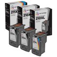 thumbnail image 1 of LD Products Compatible Replacement for Canon PG-210XL & CL-211XL Set of 3 High Yield Ink Cartridges, 1 of 9