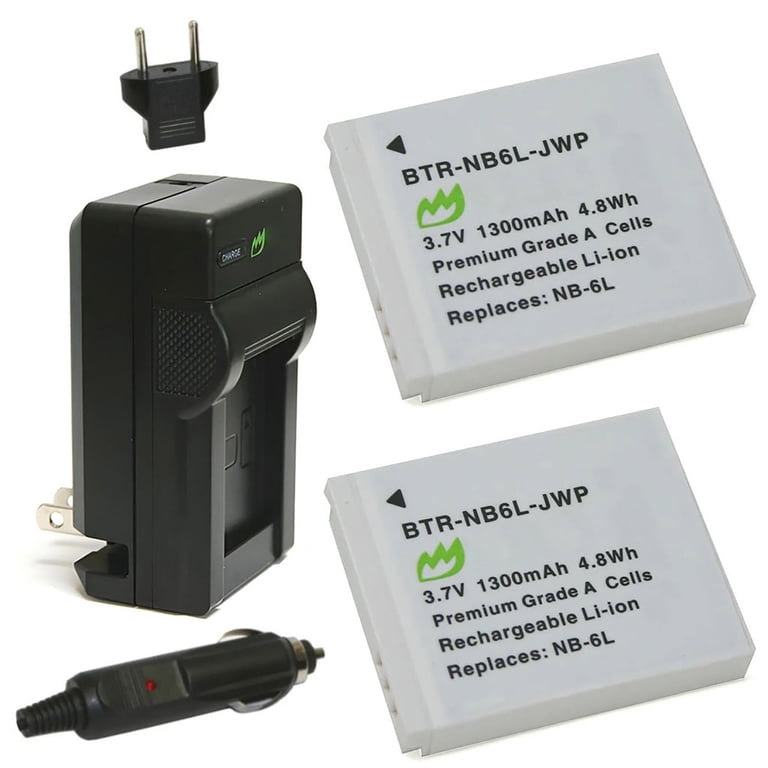 Replacement for Canon PowerShot SX280 HS Battery (2-Pack, 1300mAh