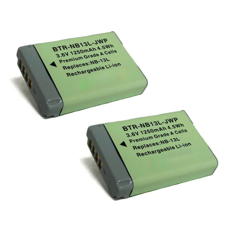 PowerShot SX740 HS 純正バッテリー2個 SD128GB Replacement for Canon PowerShot SX740 HS Battery (2-Pack, 1250mAh